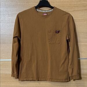 Wrangler men’s Sz L brown Long Sleeve Tee